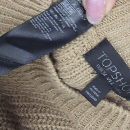 Topshop Women's Beige Pullover Jumper, Size 2