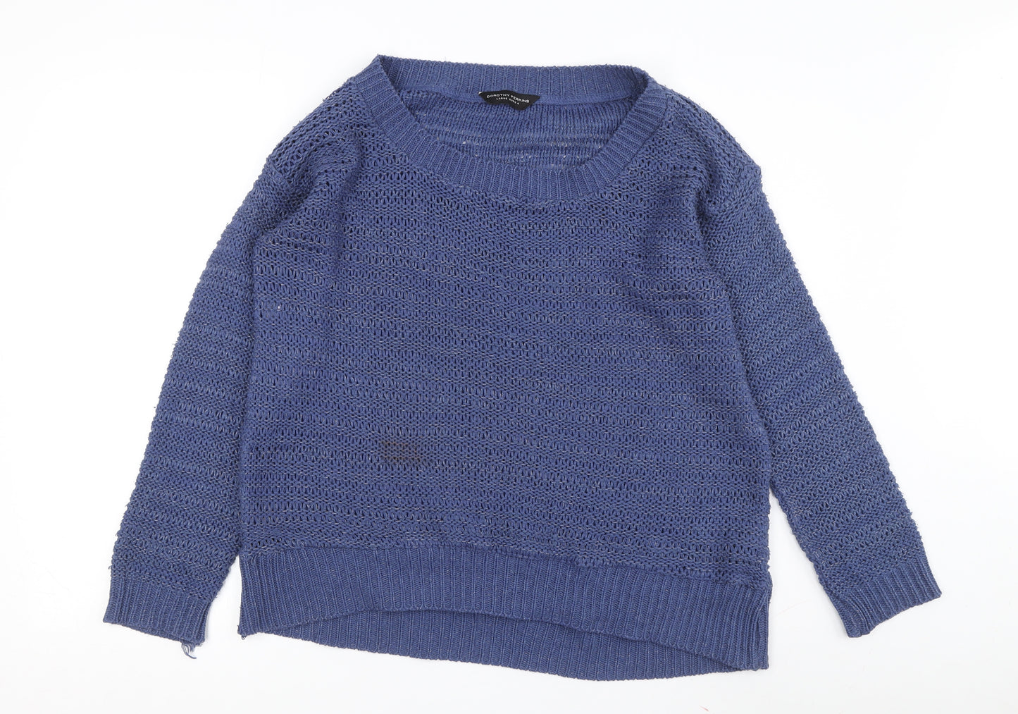 Dorothy Perkins Women’s Blue Pullover Jumper L