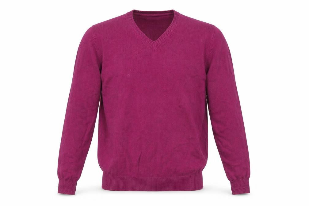 Front view of Marks & Spencer Men's Red jumper M