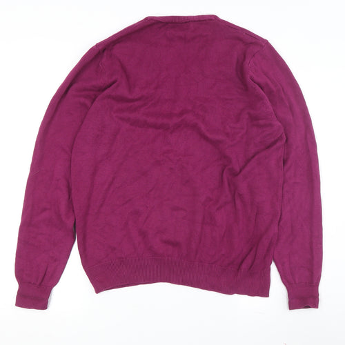Marks and Spencer Men's Red Pullover Jumper M