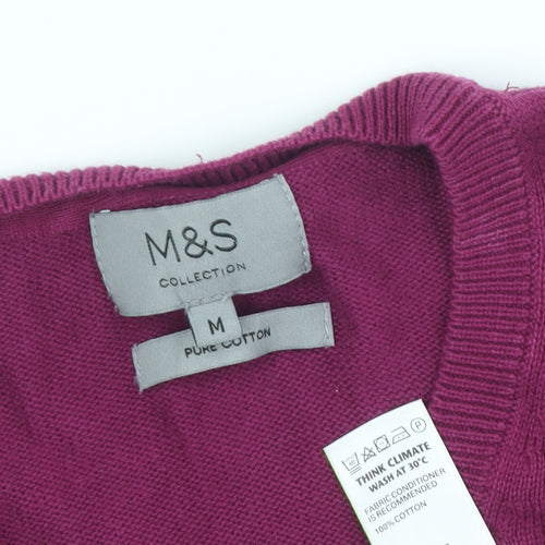 Marks and Spencer Men's Red Pullover Jumper M