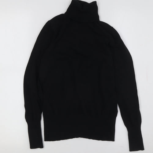Oasis Women's Black Roll Neck Jumper XS