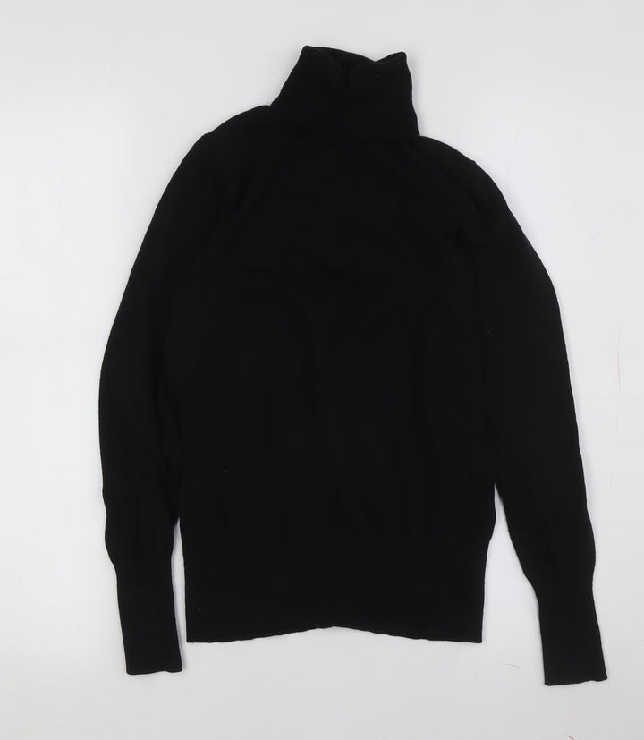 Oasis Women's Black Roll Neck Jumper XS