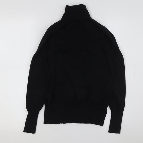Oasis Women's Black Roll Neck Jumper XS