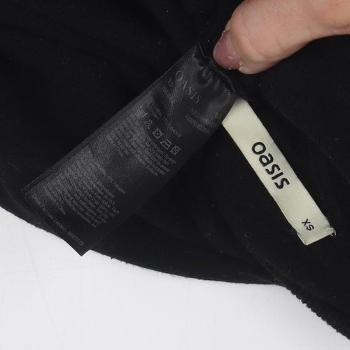Oasis Women's Black Roll Neck Jumper XS
