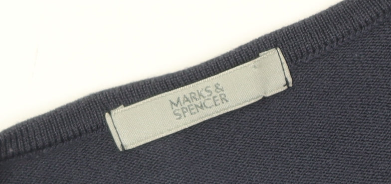 Marks and Spencer Women's Blue Pullover Jumper, Size 12