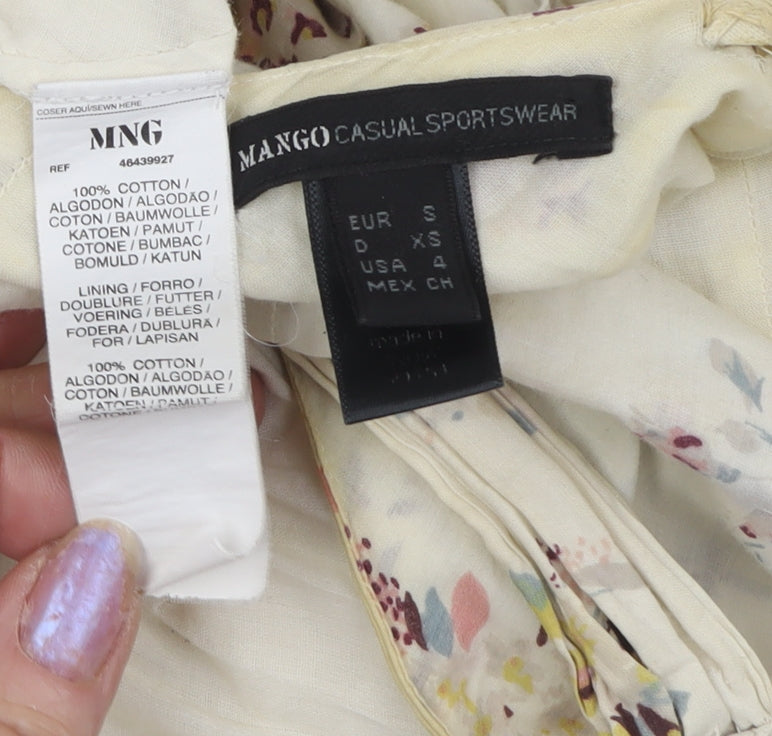 Mango Women's Multicoloured A-Line Dress S