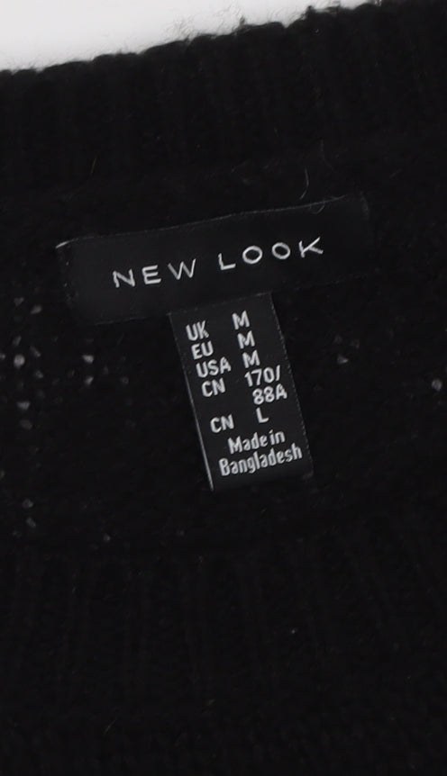 New Look Women's Black Pullover Jumper M