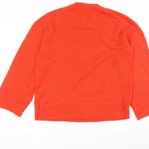 Marks and Spencer Women's Red Cashmere Blend Jumper