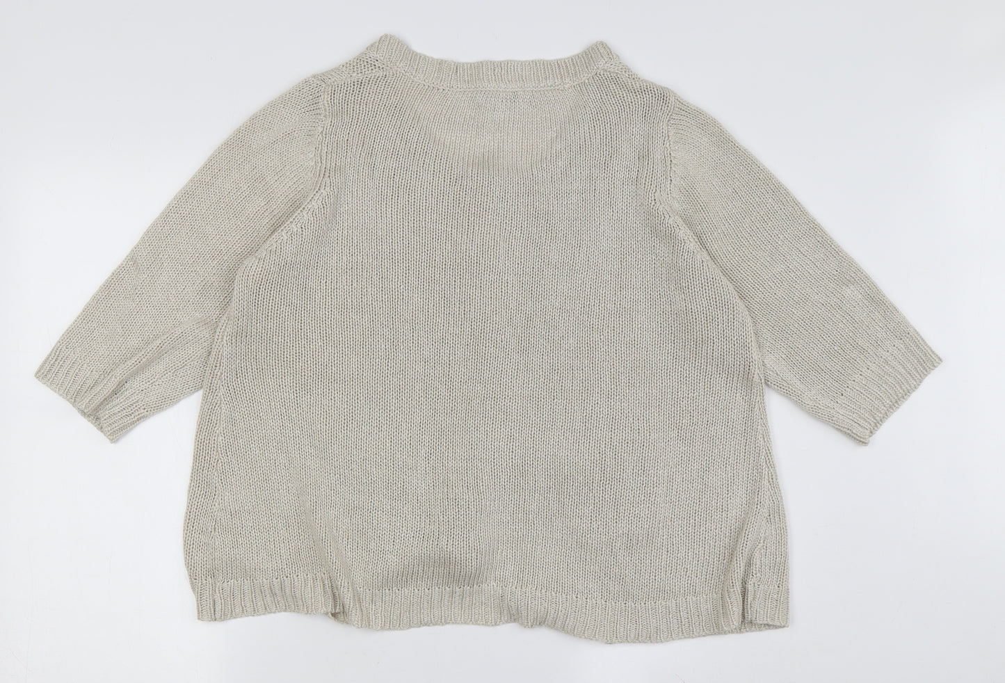 Vanilla Sands Women's Beige Cardigan Size 18