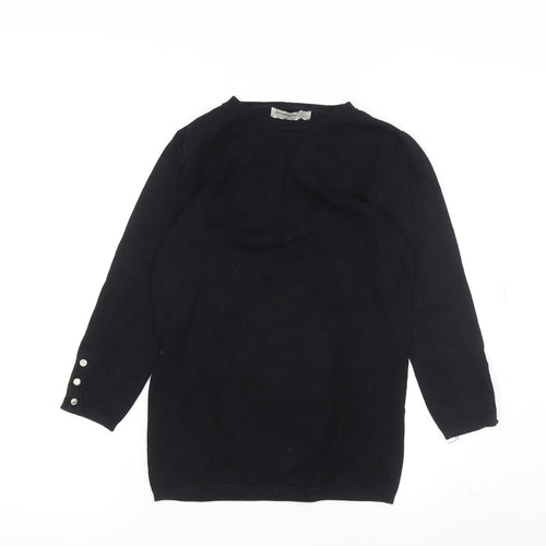 Stradivarius Women's Black Pullover Jumper Size 10