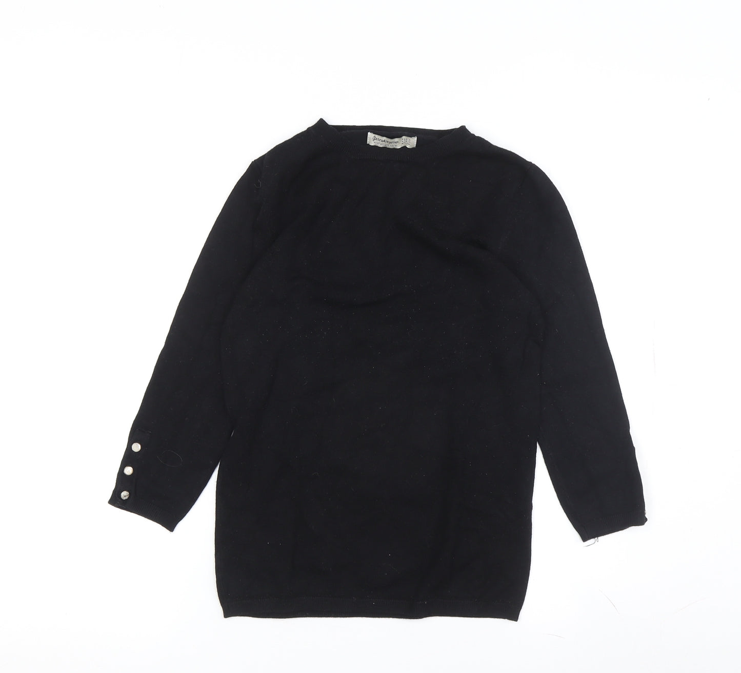 Stradivarius Women's Black Pullover Jumper Size 10