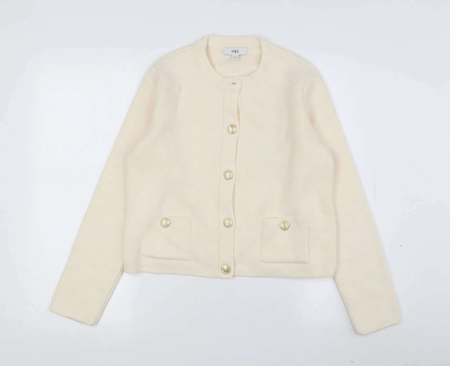 Marks and Spencer Women's Ivory Cardigan XS