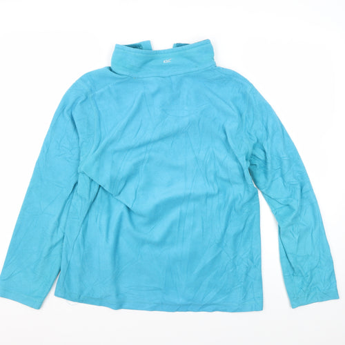 Regatta Women's Blue Fleece Full Zip Sweatshirt Size 12
