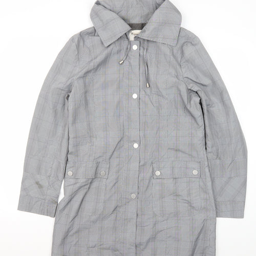 Lakeland Women's Grey Mid-Length Rain Coat Size 12