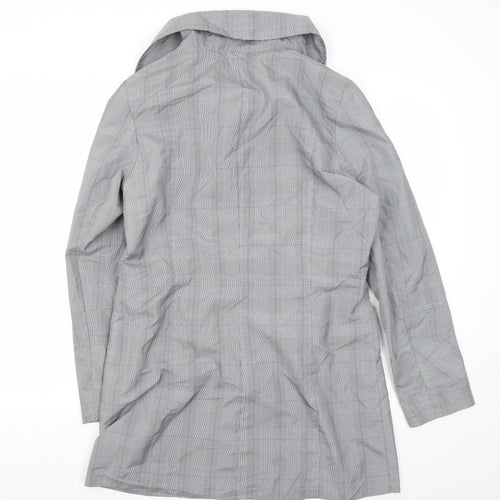Lakeland Women's Grey Mid-Length Rain Coat Size 12