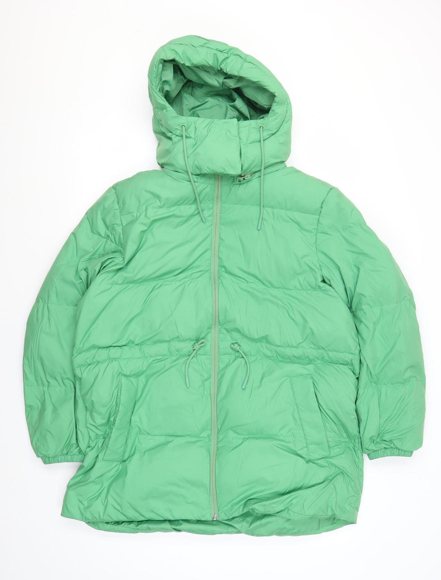 Marks and Spencer Women's Green Puffer Jacket Size 14