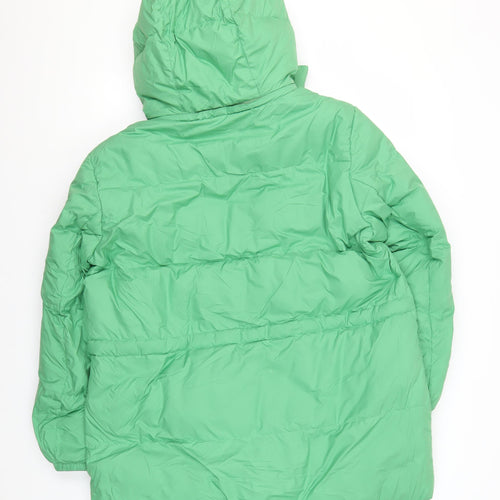 Marks and Spencer Women's Green Puffer Jacket Size 14