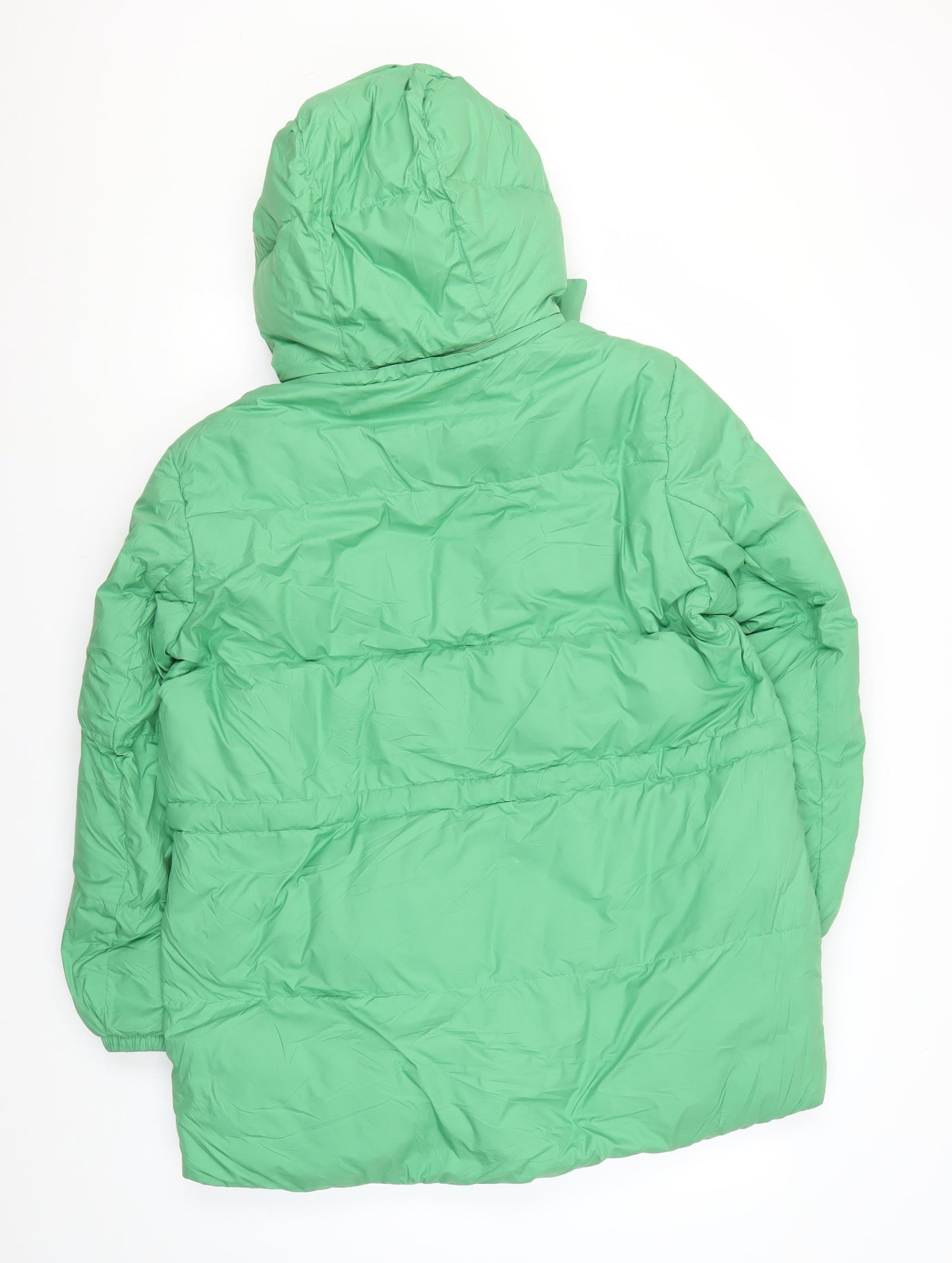 Marks and Spencer Women's Green Puffer Jacket Size 14