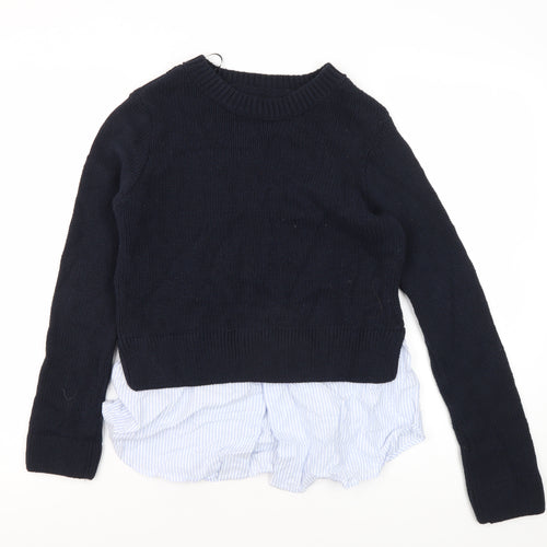 Stradivarius Women's Black Knit Pullover Jumper S