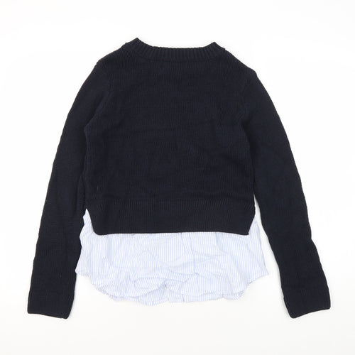 Stradivarius Women's Black Knit Pullover Jumper S