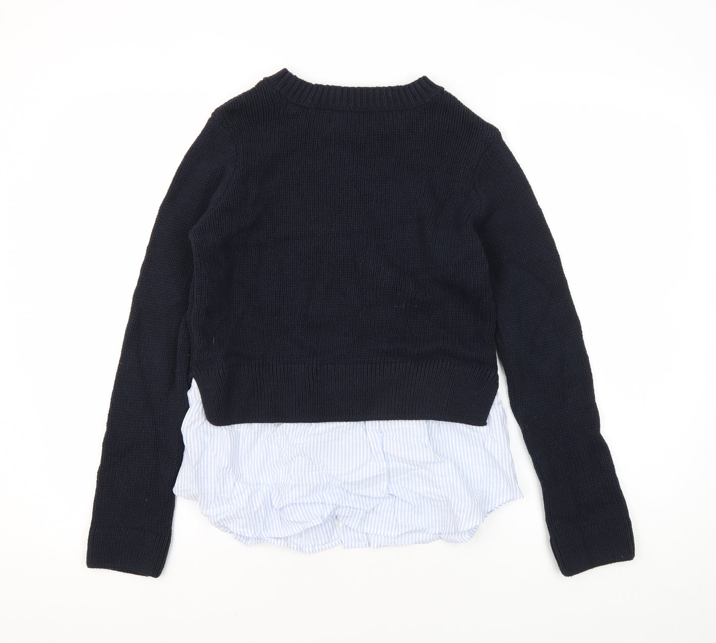 Stradivarius Women's Black Knit Pullover Jumper S