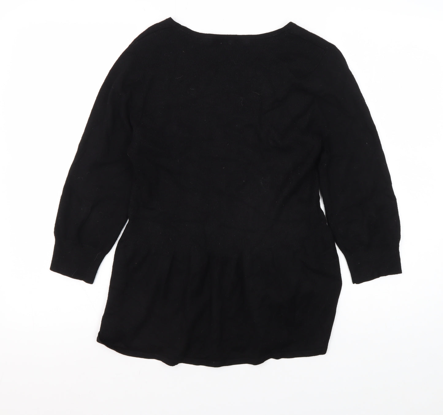 Marks and Spencer Black Tunic Jumper, Women’s, Size 12