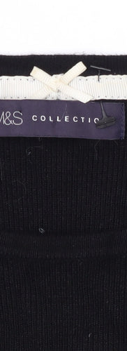 Marks and Spencer Black Tunic Jumper, Women’s, Size 12