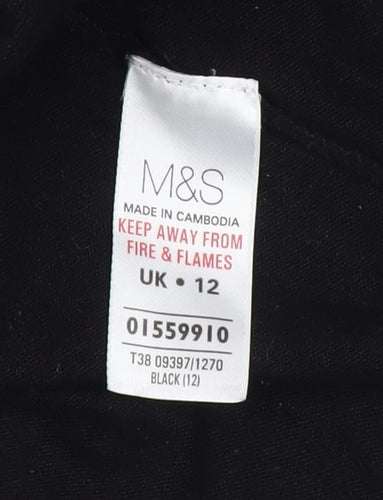 Marks and Spencer Black Tunic Jumper, Women’s, Size 12