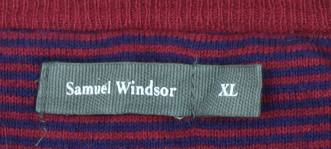 Samuel Windsor Men's Red XL Pullover Jumper