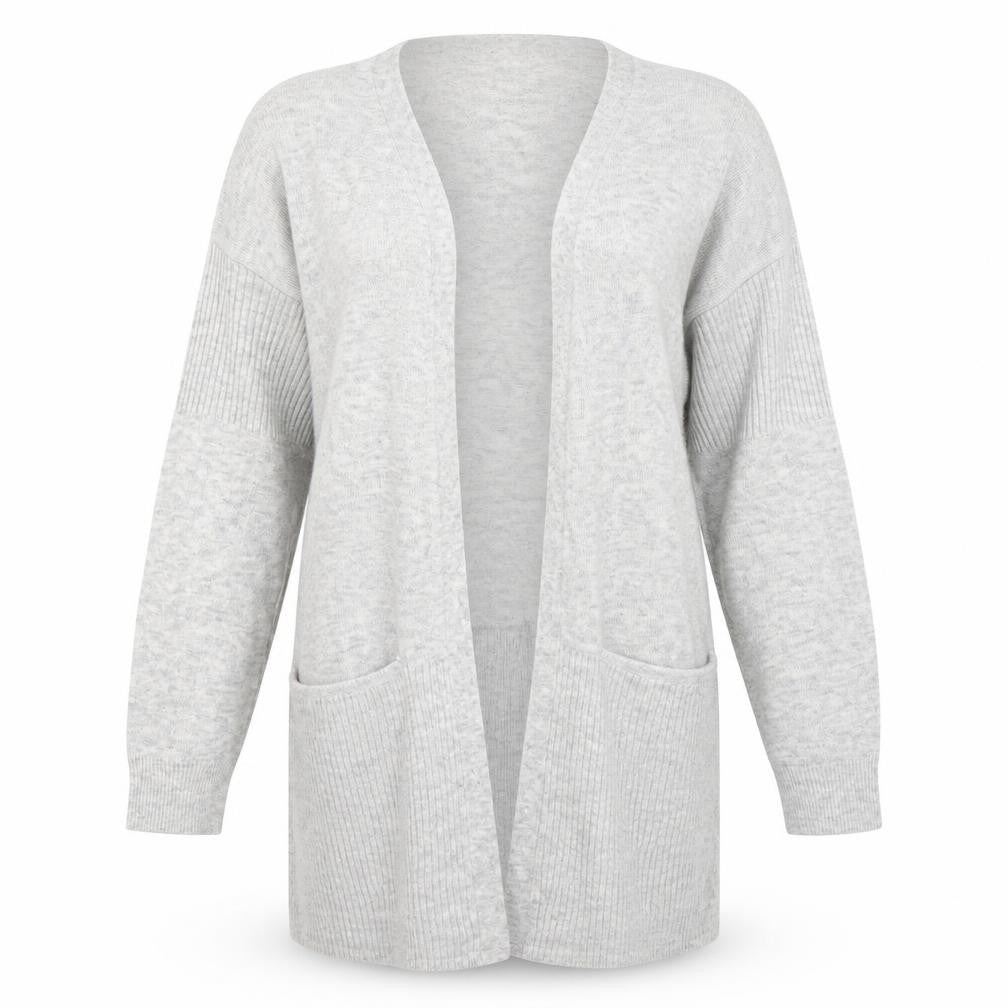 Front view of White Stuff Women's Grey Cardigan UK 8