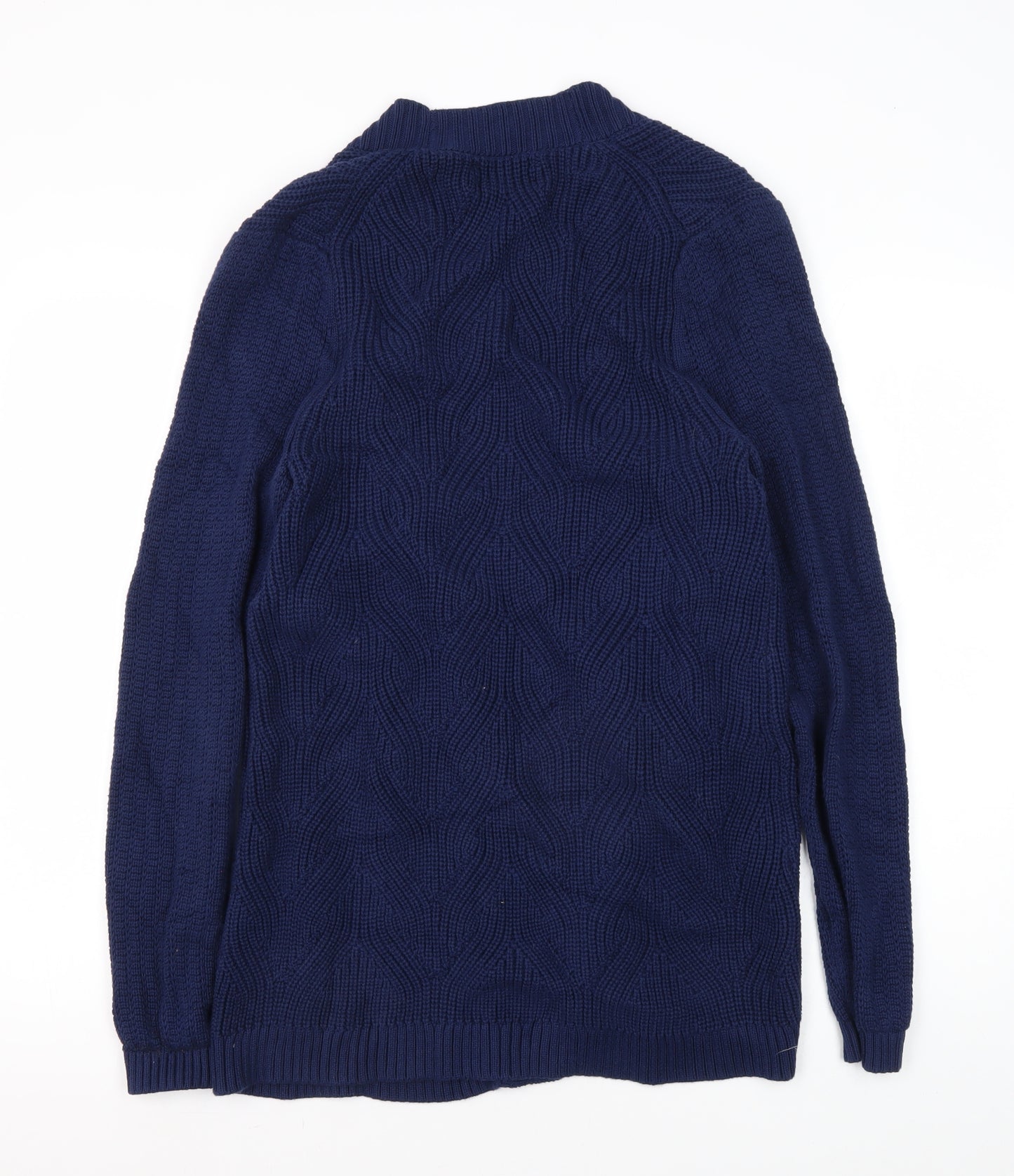 Lands' End Women's Blue Cardigan Size M