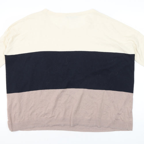 Great Plains Women's Multicoloured Striped Pullover M