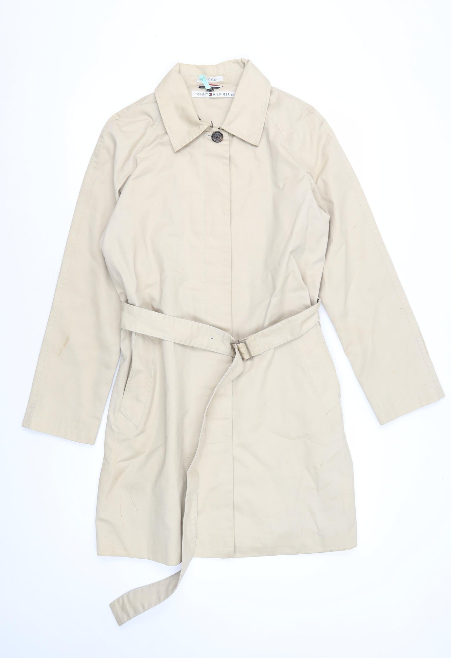 Tommy Hilfiger Women's Beige Trench Coat S
