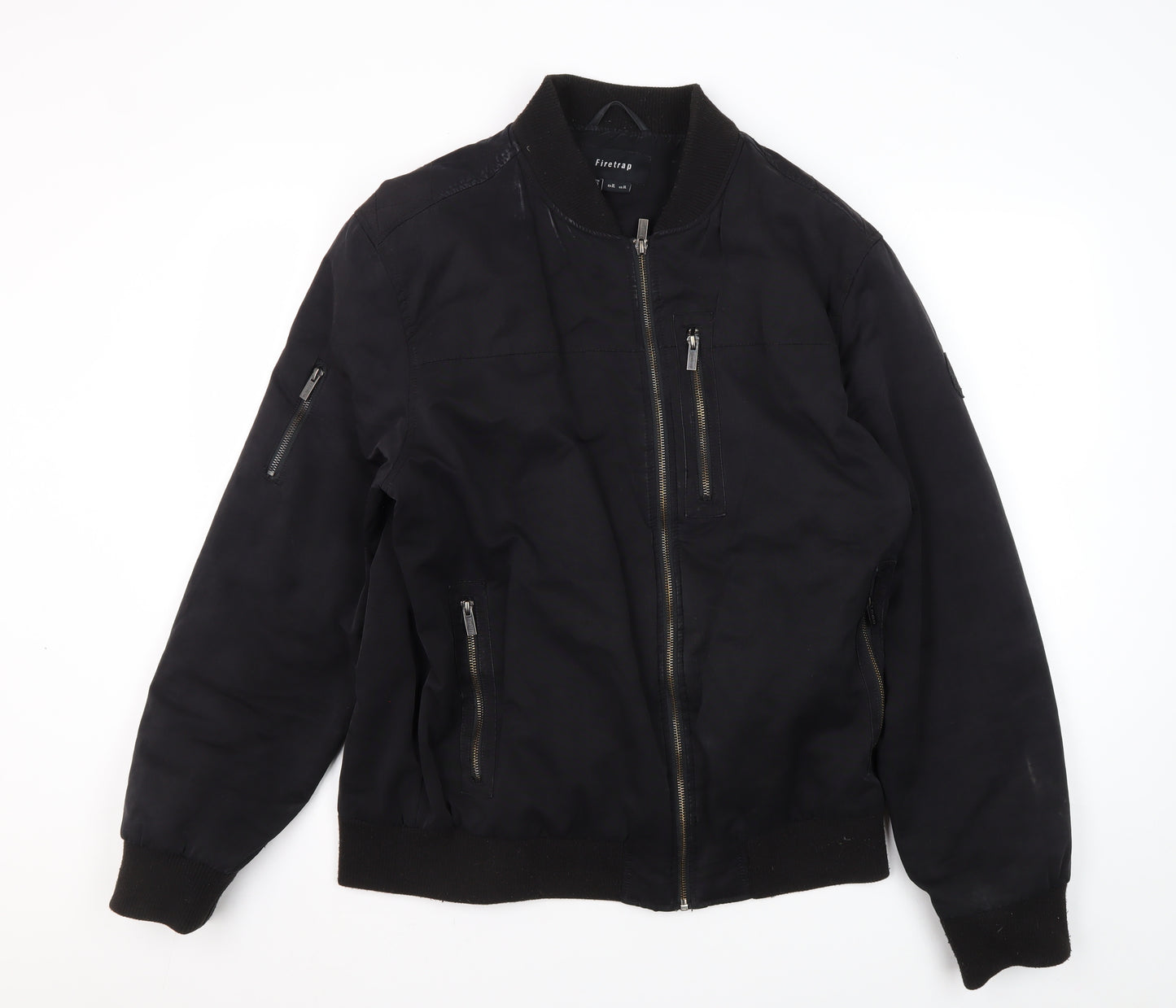 Firetrap Men's Black XL Bomber Jacket
