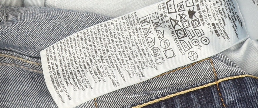 Levi Strauss Men's Blue Straight Jeans 32x34