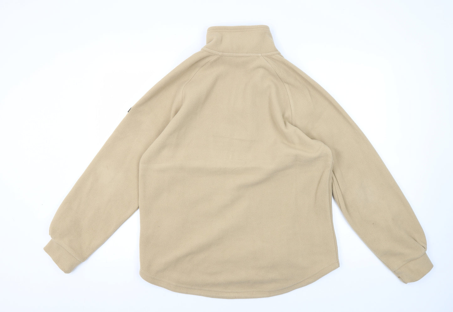 Regatta Beige 1/4 Zip Fleece Sweatshirt - Size 10