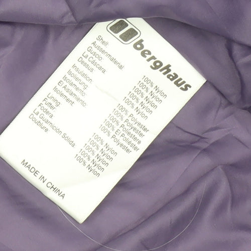 Berghaus Women's Purple Quilted Jacket Size 14