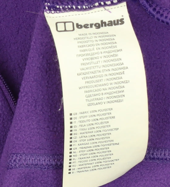 Berghaus Women's Purple Fleece Sweatshirt M
