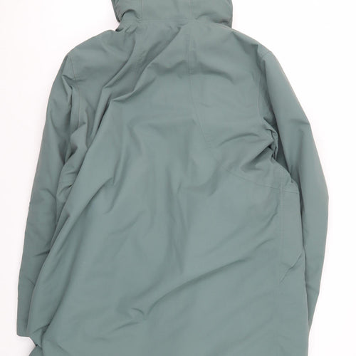 Lands' End Women's Green XL Hooded Parka Jacket