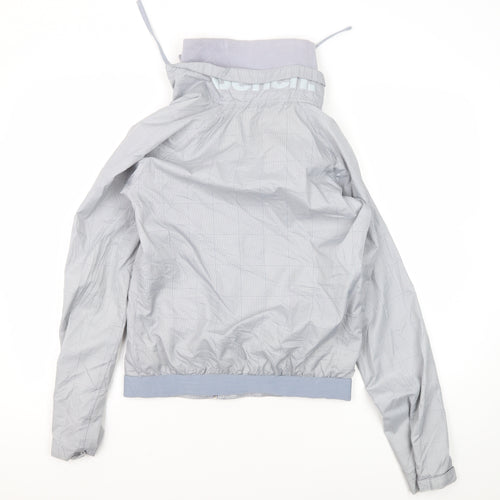 Bench Women's Grey Windbreaker Jacket Size M