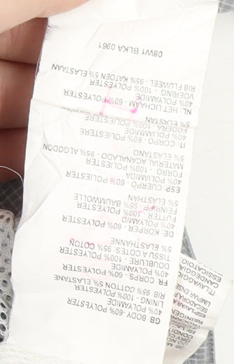 Bench Women's Grey Windbreaker Jacket Size M