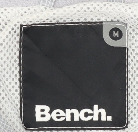 Bench Women's Grey Windbreaker Jacket Size M