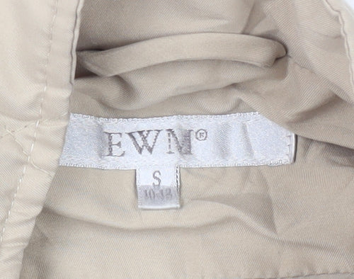 EWN Women's Beige Quilted Waistcoat Size S