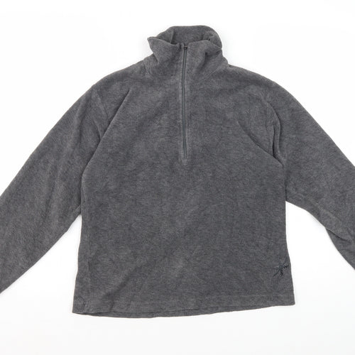 Snow+Rock Grey Fleece Pullover Sweatshirt 2XS Unisex