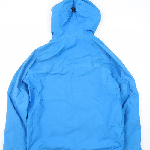 Trespass Men's Blue Rain Jacket M Hooded Waterproof
