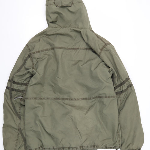 Protest Men's Green Military Jacket - Size L