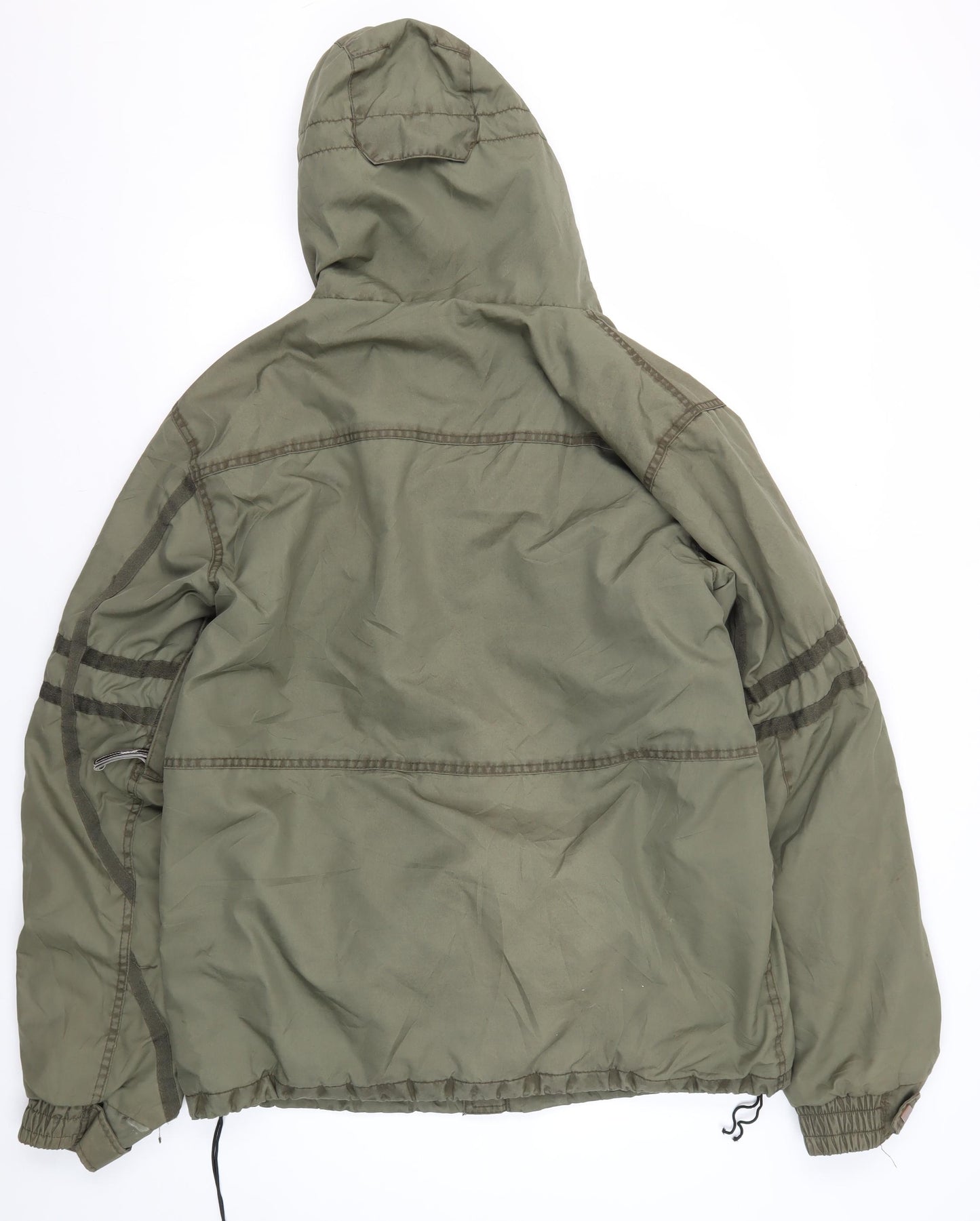 Protest Men's Green Military Jacket - Size L