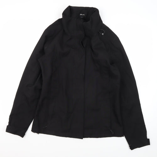 Crane Women's Black Basic Jacket - Size S, Regular Fit