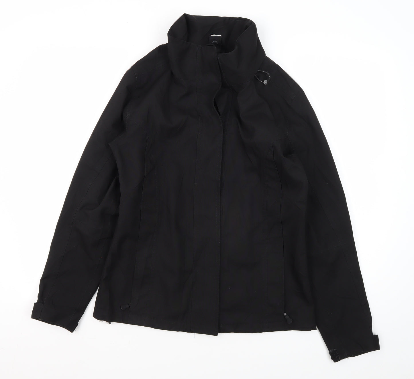Crane Women's Black Basic Jacket - Size S, Regular Fit